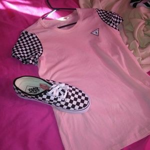 Vans and guess shirt
